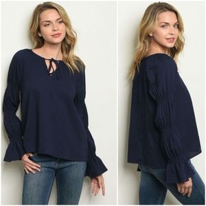 Navy top
